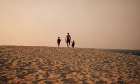 beach hiking